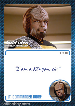 Lt. Commander Worf Base card