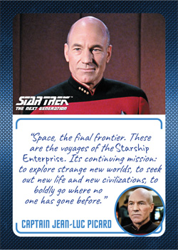 Star Trek:TNG Archives and Inscriptions Trading Cards Promo Card P1
