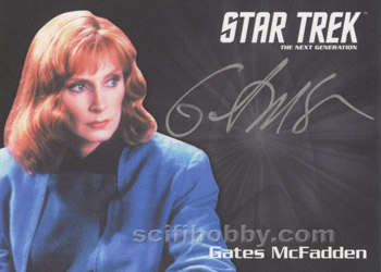 Gates McFadden as Dr. Beverly Crusher Autograph card