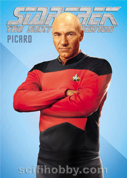 Captain Jean-Luc Picard Star Trek TNG Rendered Art Metal card