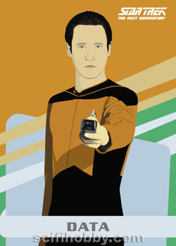 Lt. Commander Data Star Trek TNG Universe Gallery card
