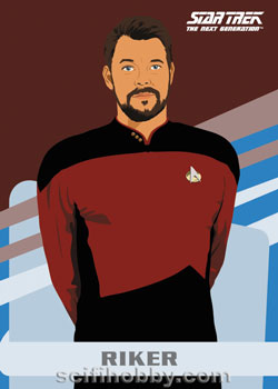 Commander William Riker Star Trek TNG Universe Gallery card
