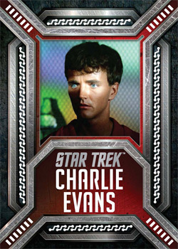 Charlie Evans from Charlie X Laser Cut Villians card