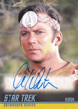 William Shatner as Kirok in The Paradise Syndrome Other Autograph card