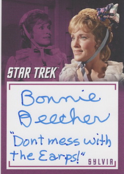 Bonnie Beecher as Sylvia in Spectre of the Gun Inscription Autograph card
