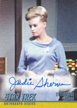 Judi Sherven as Enterprise Nurse in Wolf in the Fold Other Autograph card