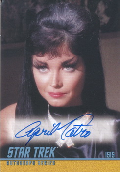 April Tatro as Isis in Assignment: Earth Other Autograph card