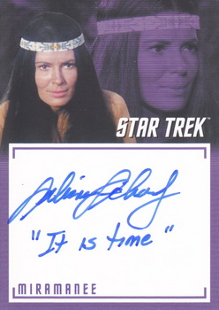 Sabrina Scharf as Miramanee in The Paradise Syndrome Inscription Autograph card