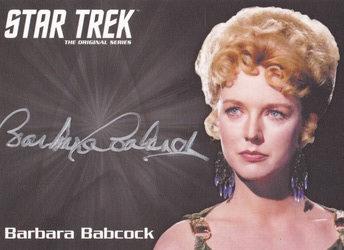 Barbara Babcock as Philana in Plato's Stepchildren Other Autograph card