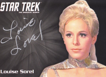 Louise Sorel as Rayna Kapec in Requiem For Methuselah Other Autograph card
