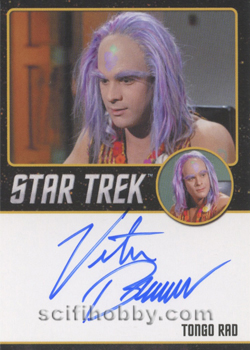 Victor Brandt as Tongo Rad from The Way To Eden Autograph card