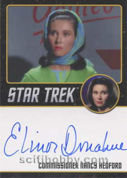 Elinor Donahue as Commissioner Nancy Hedford from Metamorphosis Autograph card
