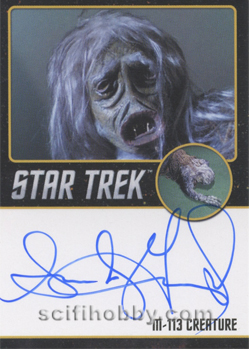Sandy Gimpel as M-113 Creature from The Man Trap Autograph card