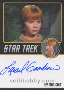 Laurel Goodwin as Yeoman Colt from The Cage Autograph card