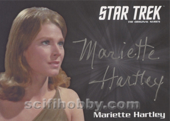 Mariette Hartley as Zarabeth from All Our Yesterdays Autograph card