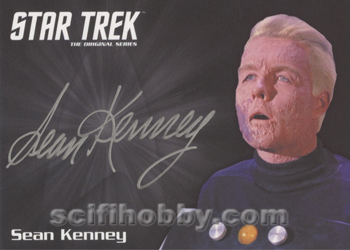 Sean Kenney as Captain Pike from The Menagerie Autograph card