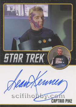 Sean Kenney as Captain Pike from The Menagerie Autograph card