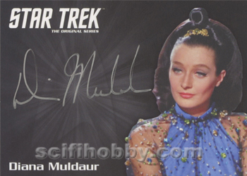 Diana Muldaur as Miranda Jones from Is There In Truth No Beauty? Autograph card