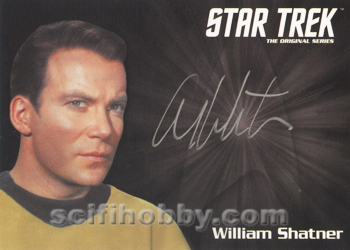 William Shatner as Captain Kirk Autograph card