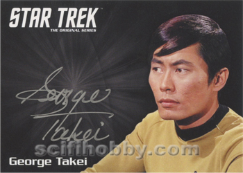 George Takei as Sulu Autograph card