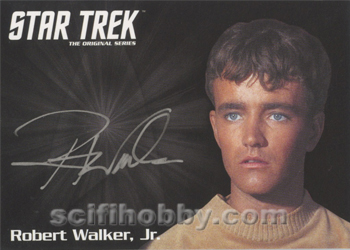 Robert Walker Jr. as Charlie Evans from Charlie X Autograph card