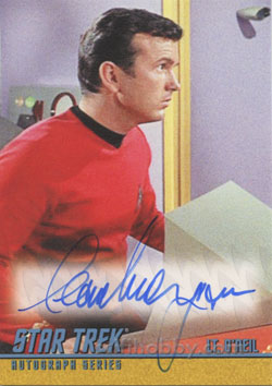 Sean Morgan as Lt. O'Neil in The Tholian Web Autograph card