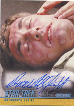 Budd Albright as Barnhart in The Man Trap Autograph card