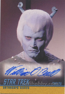 William O'Connell as Thelev in Journey To Babel Autograph card