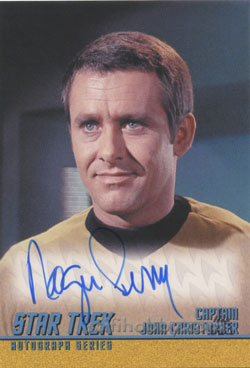 Roger Perry as Captain John Christopher in Tomorrow Is Yesterday Autograph card