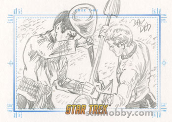 Amok Time	by	Dan Day Hand-Drawn Sketch card