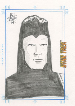 Friday's Child	by	Brian Kong Hand-Drawn Sketch card