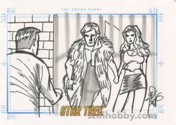 The Omega Glory	by	Brian Kong Hand-Drawn Sketch card