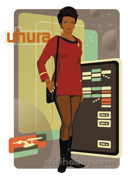 Uhura Star Trek Bridge Crew Abstracts