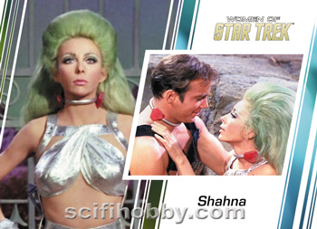 Shahna and James Kirk Base card