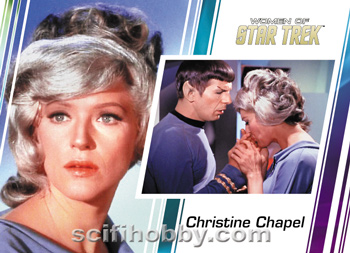Christine Chapel and Spock Base card