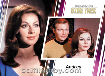 Andrea and James Kirk Base card