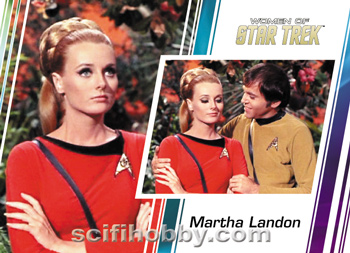 Martha Landon and Chekov Base card