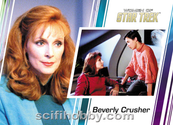 Beverly Crusher and Wesley Crusher Base card