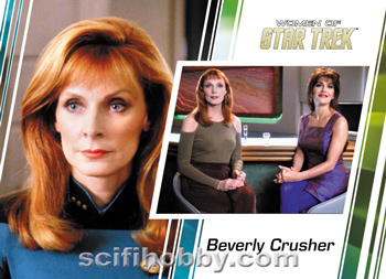 Beverly Crusher and Deanna Troi Base card