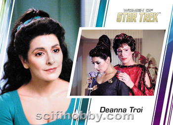 Deanna Troi and Lwaxana Troi Base card
