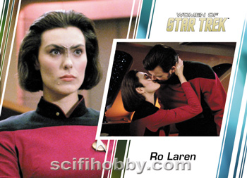 Ro Laren and William Riker Base card