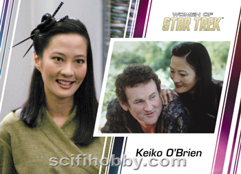 Keiko O'Brien and Miles O'Brien Base card