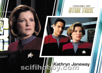 Kathryn Janeway and Chakotay Base card