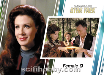 Female Q and Q Base card