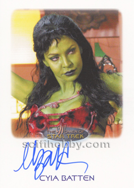 Cyia Batten as Navaar Autograph card