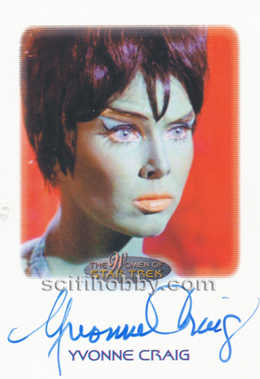 Yvonne Craig as Marta Autograph card