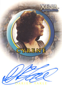 Darien Takle as Cyrene Autograph card