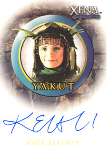 Kate Elliott as Yakut Autograph card
