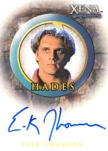 Erik Thomson as Hades Autograph card