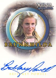 Brittney Powell as Brunnhilda Autograph card